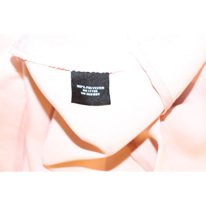 Victoria Beckham For Target Pink Bunny Collar Shift Dress XL Polyester Long Sleeve Made In China