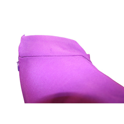 Stella McCartney Purple Pleat3ed Drop Waist Dress, Size 38