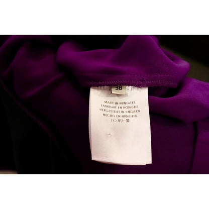 Stella McCartney Purple Pleat3ed Drop Waist Dress, Size 38