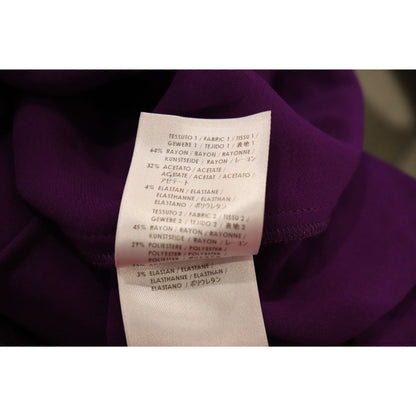 Stella McCartney Purple Pleat3ed Drop Waist Dress, Size 38