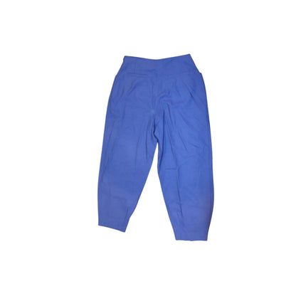 Farm Rio Navy Blue High-Waisted LinenTapered Pants, Medium NWT