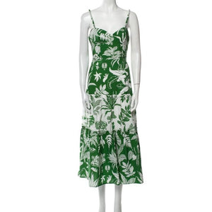 Farm Rio Forest Soul Mix Midi Dress, Large NWT