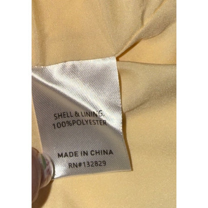 MORE TO COME Malia Mini Dress in Baby Yellow, large NWT