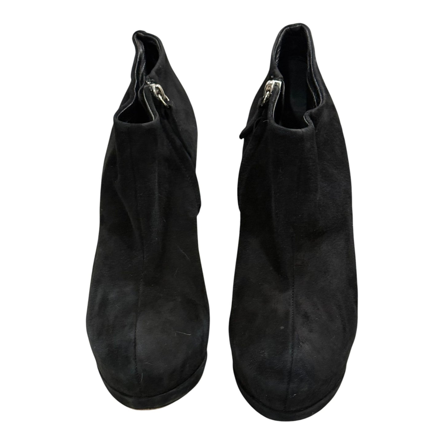 Giuseppe Zanotti Black Suede Eva Ankle Platform Stiletto Booties Size 39