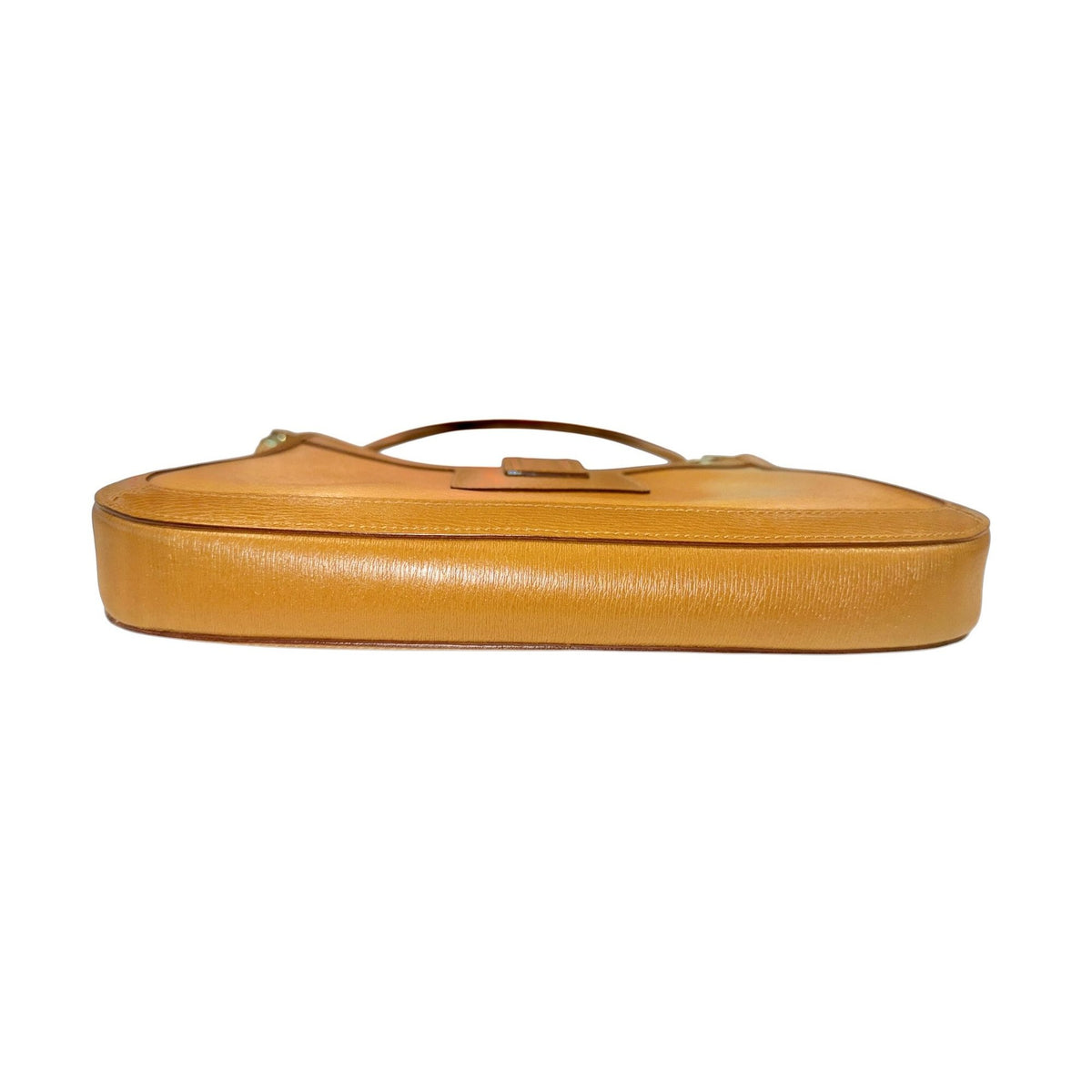 Gucci Vintage G Buckle Camel Shoulder Bag