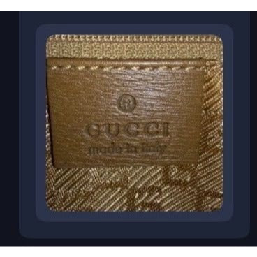 Gucci Vintage G Buckle Camel Shoulder Bag