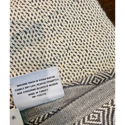 Enchante Home 100% Turkish Cotton Beach Blanket With Fringe NWT