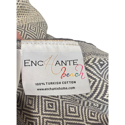 Enchante Home 100% Turkish Cotton Beach Blanket With Fringe NWT