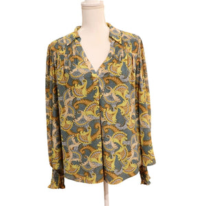 Cinq À Sept Alby Smocked Print Pop Over, Large