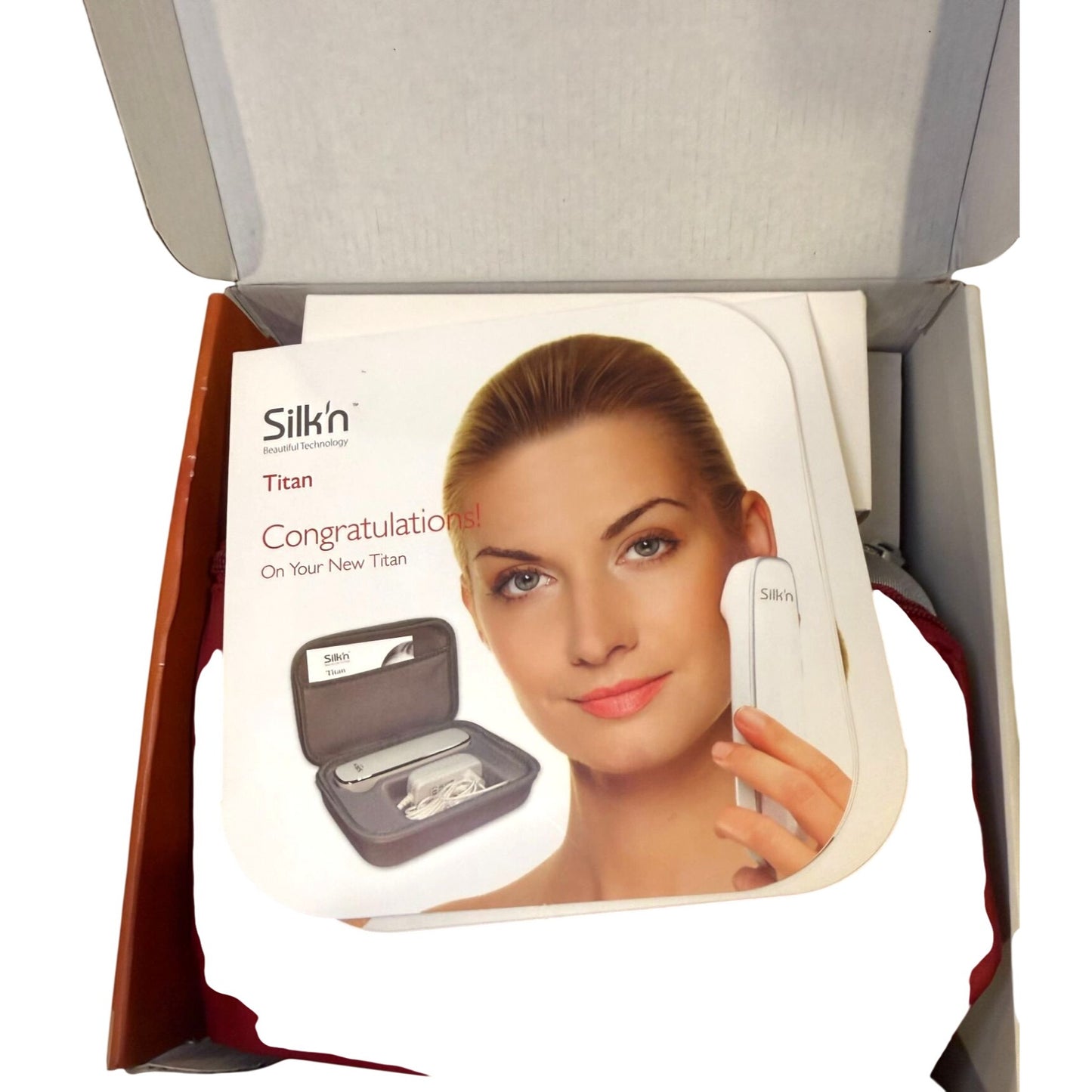 Silkn Titan Anti-Aging Skin Tightening Device Refurbished With Case & Accessories