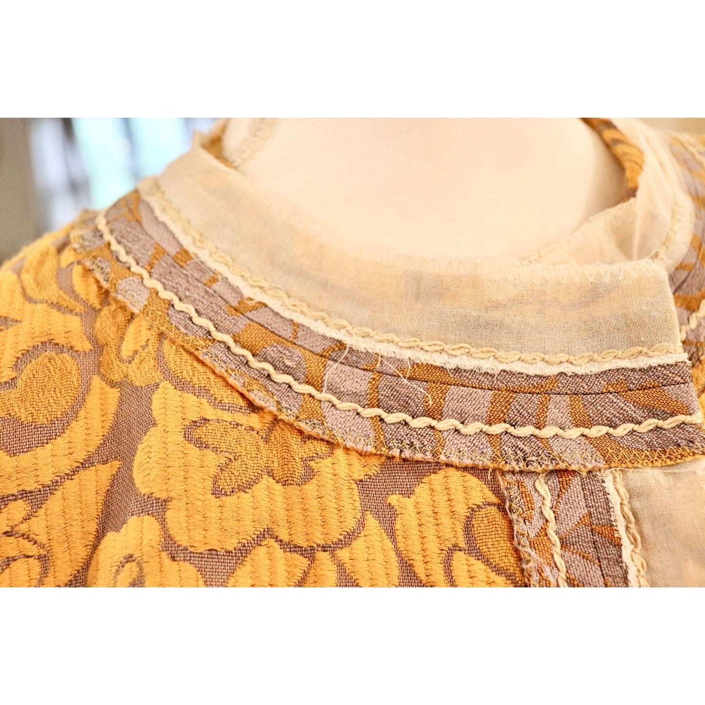 Prada Brocade Floral Jacket Gold & Lilac Womens Size 42/US 6 NWT
