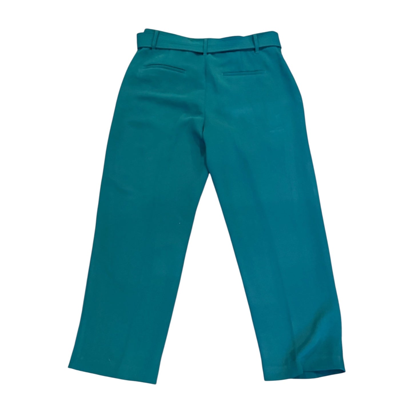 WIlfred Emerald Green Tie-Waist Cropped Trousers Size 12