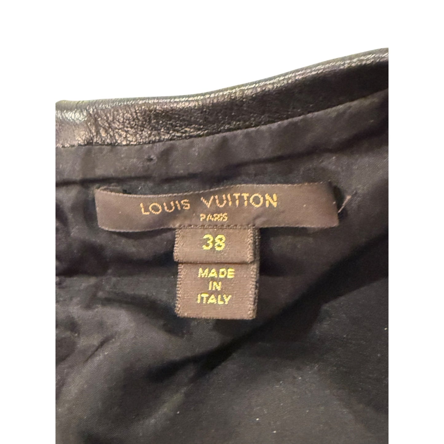 Louis Vuitton Pink Metallic Wool Blend Short Sleeve Top, Size 38/US 6