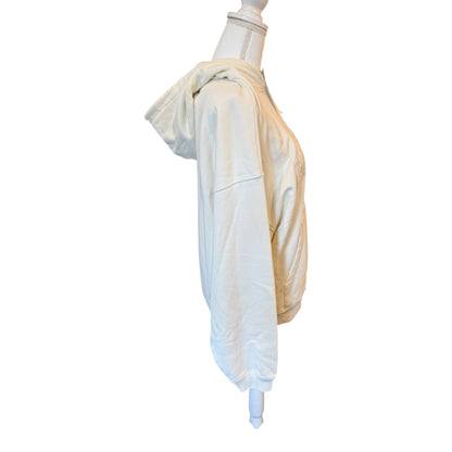 Anine Bing Harvey Sweatshirt Washed Cream, Small NWT Oversized SAMPLE