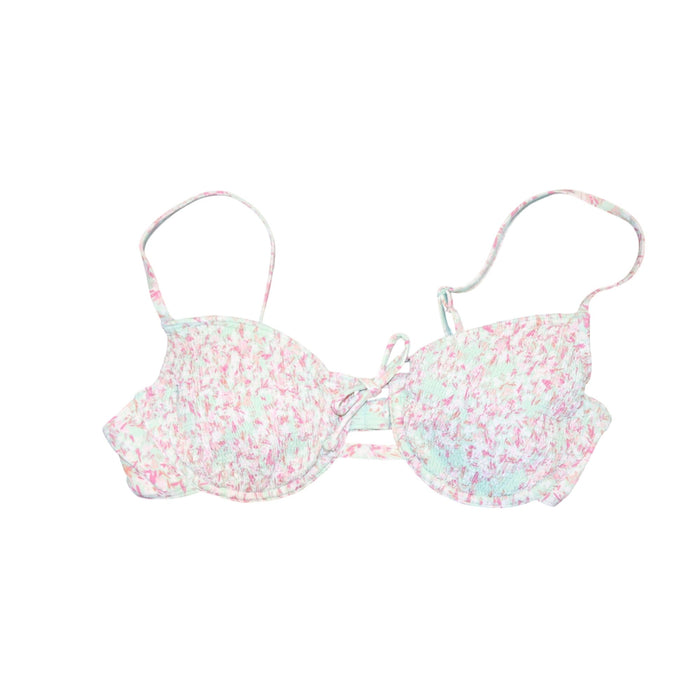 Roxy Floral Womens Bikini Top, Medium NWT