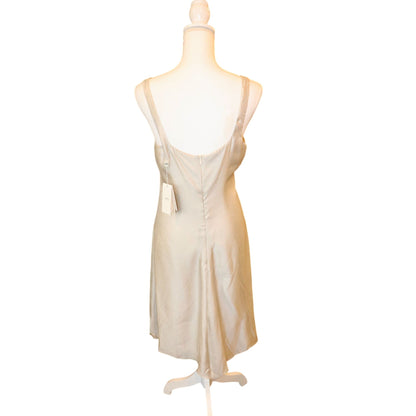 Armani Collezioni Beige Silk Blend Dress, IT 46/US 10