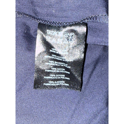 Dries Van Noten Navy & White Cotton Shirt Dress, Size 36/Small