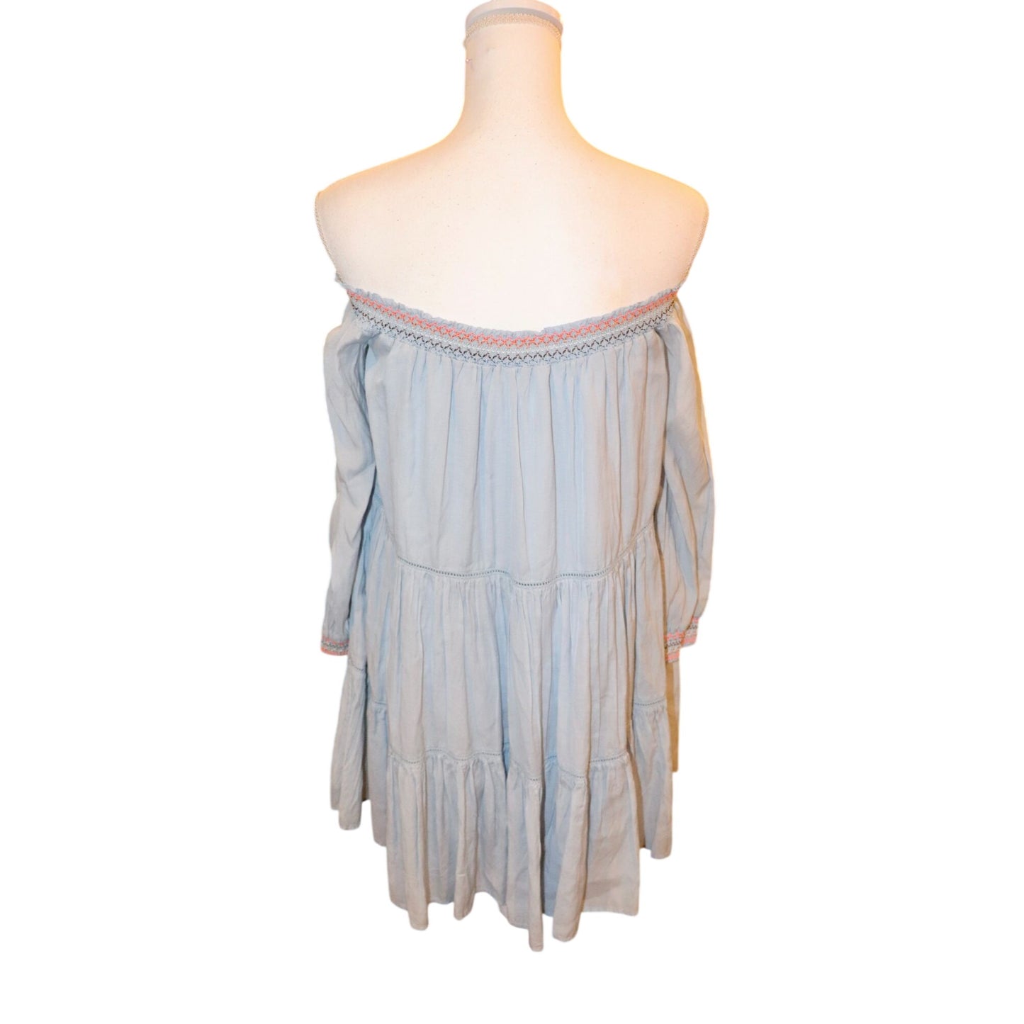 FREE PEOPLE Sunbeams Embroidered Mini Dress, Small NWT