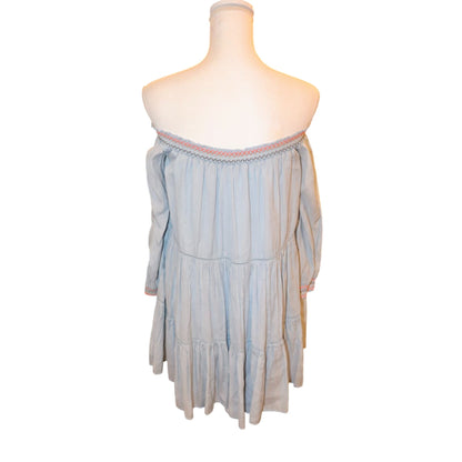 FREE PEOPLE Sunbeams Embroidered Mini Dress, Small NWT