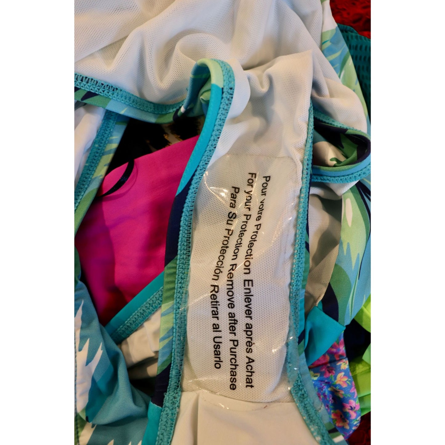 Jantzen Womens Leaf Print High-Waist Bikini Bottom Size 10 Multicolor Polyamide & Elastane Comfortable Fit Made In China