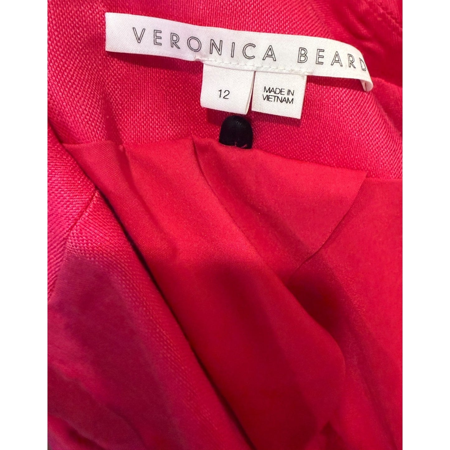 Veronica Beard Womens Fuchsia Double-Breasted Blazer Size 12