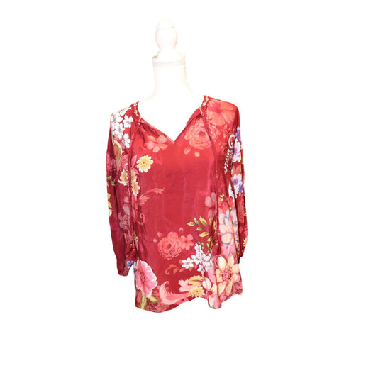 Johnny Was Margot Blouse, Small NWT
