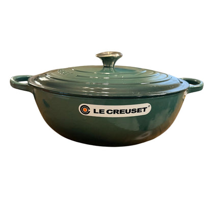 Le Creuset Enameled Cast Iron Braiser With Lid 7.5 Qt Green NWT
