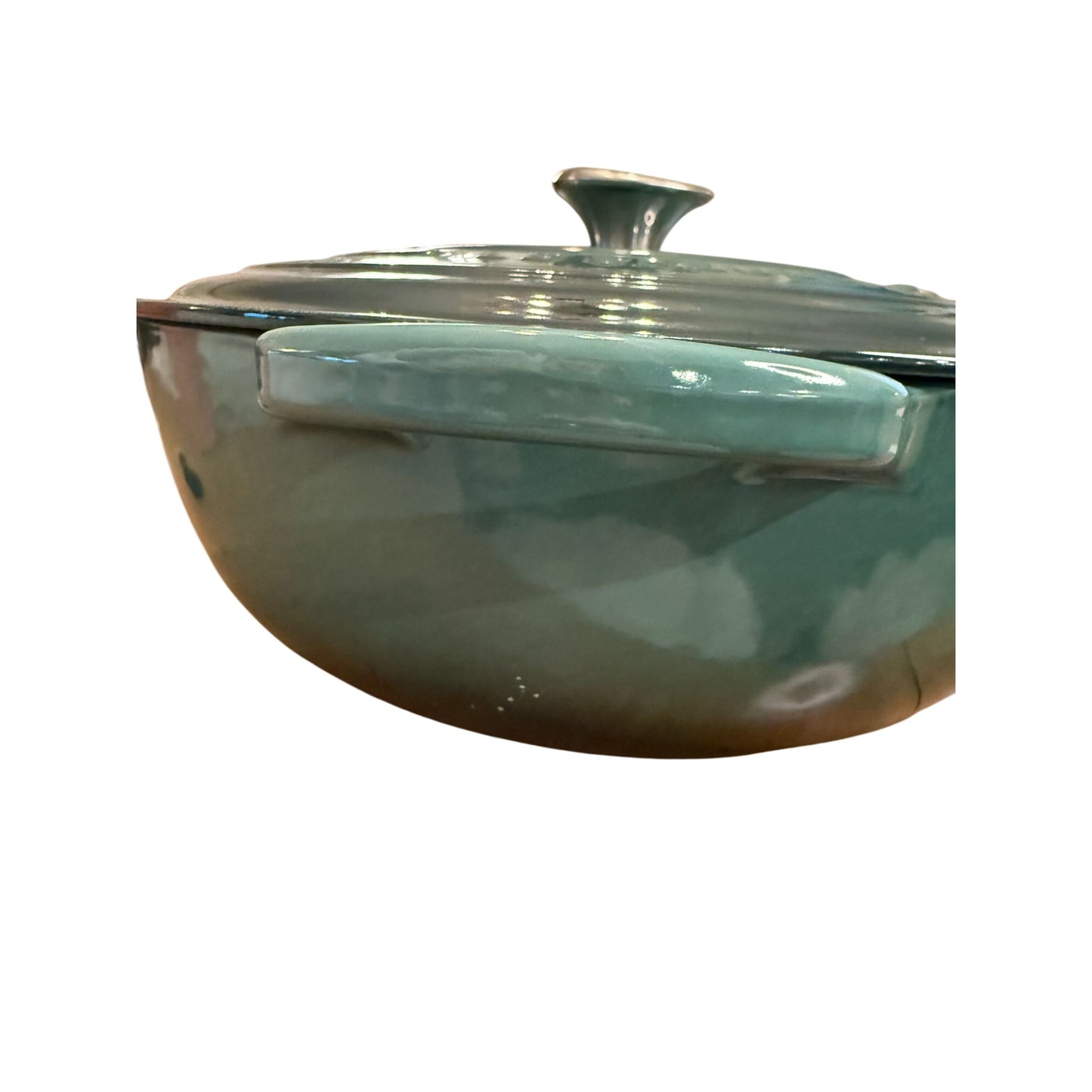 Le Creuset Enameled Cast Iron Braiser With Lid 7.5 Qt Green NWT