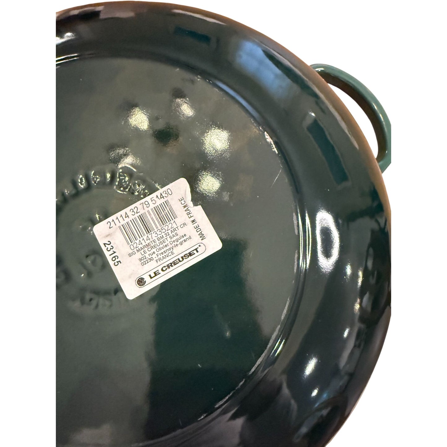 Le Creuset Enameled Cast Iron Braiser With Lid 7.5 Qt Green NWT