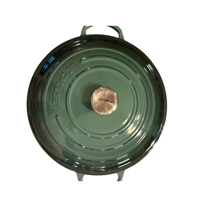 Le Creuset Enameled Cast Iron Braiser With Lid 7.5 Qt Green NWT