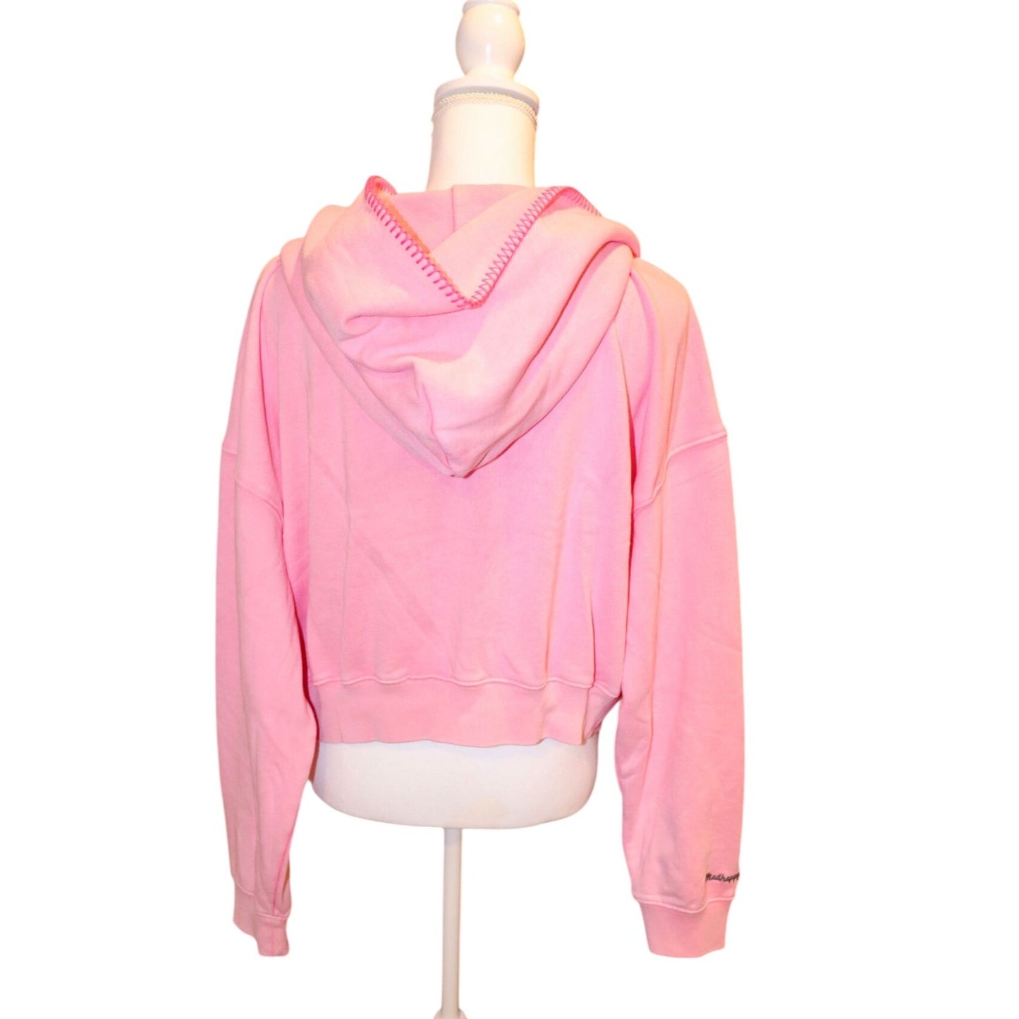 Gap X Madhappy Pink Zip-Up Hoodie XL Cotton Blend