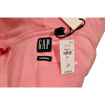 Gap X Madhappy Pink Zip-Up Hoodie XL Cotton Blend