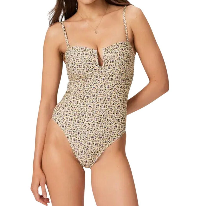 Paige Gianna U-Ring One-Piece Swimsuit, XS NWT