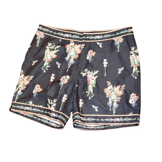 Camilla Men's Noble Endeavours Floral-print Swim Shorts, Medium NWT