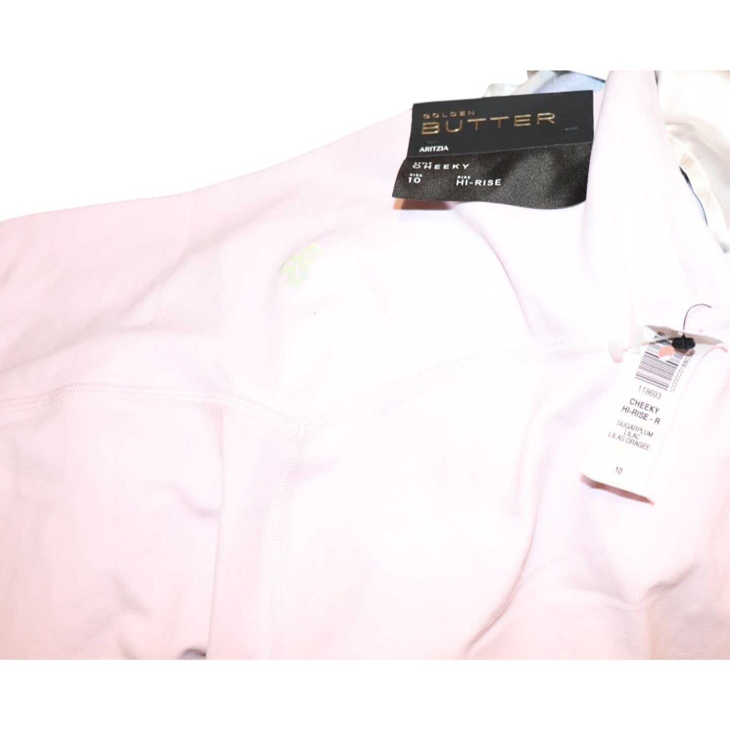 Aritzia Tna Butter Cheeky Light Pink Hi-Rise Leggings, Size 10 NWT
