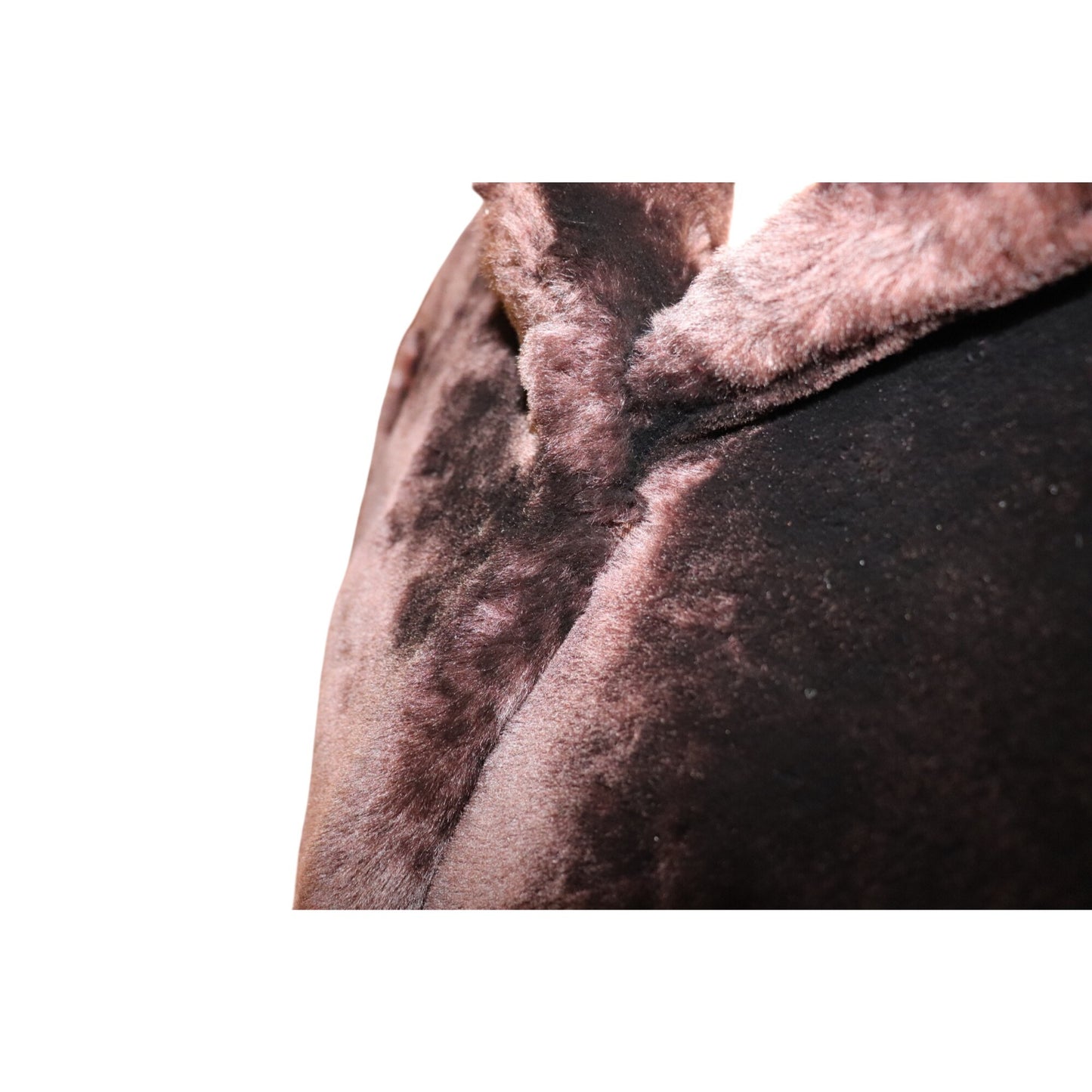 Vintage L.S. Ayres Brown Mouton Shearling Jacket, Large