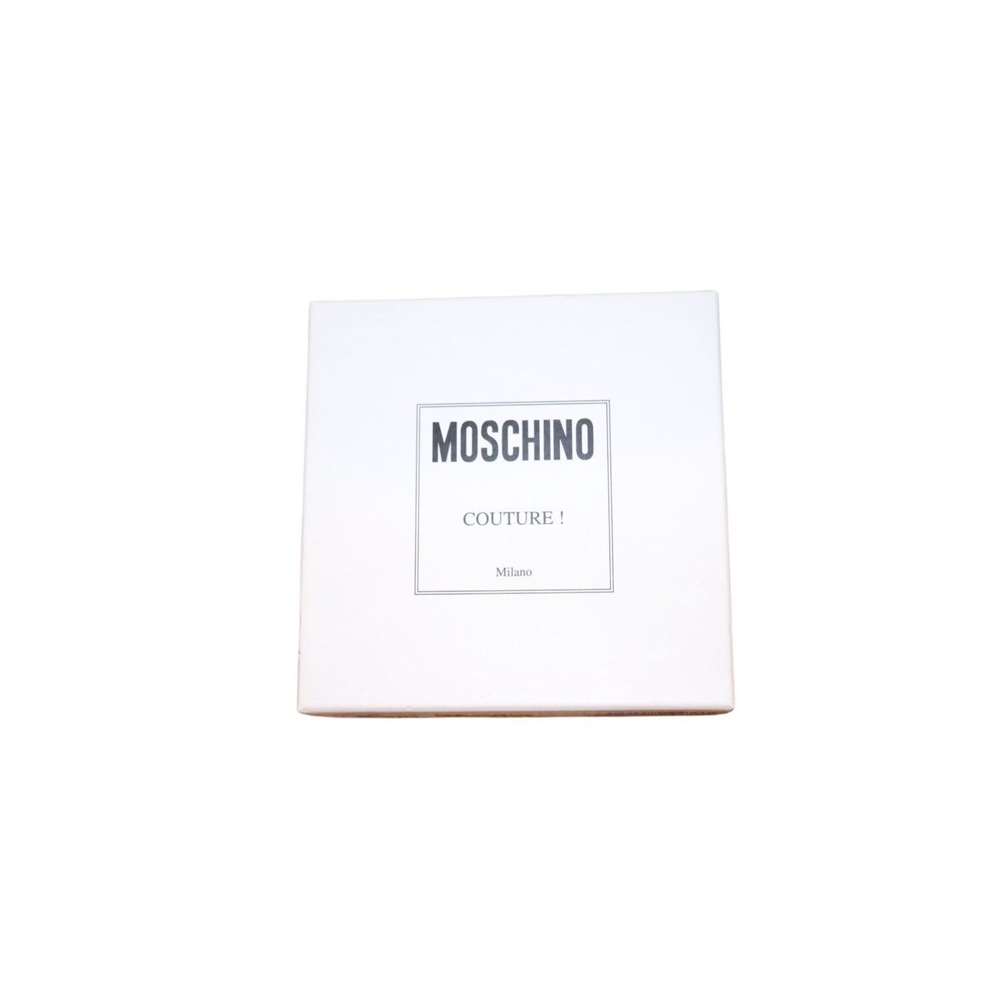 Moschino Couture Off White Snake/Gold Belt 44 Genuine Leather NWT
