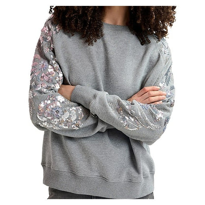 Essentiel Antwerp Embellished Sweatshirt, Medium NWT (fits up to L)