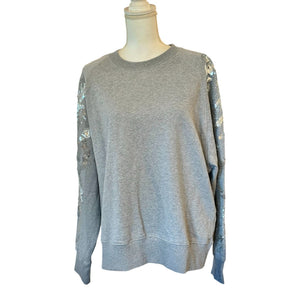 Essentiel Antwerp Embellished Sweatshirt, Medium NWT (fits up to L)