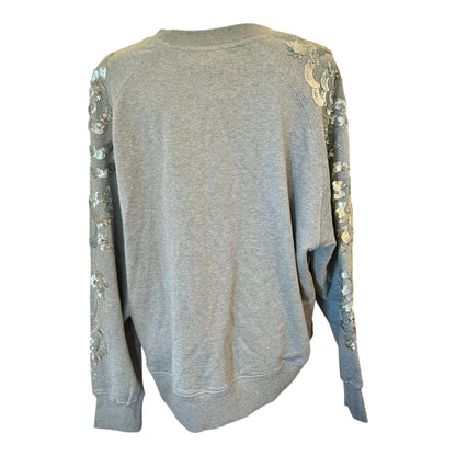 Essentiel Antwerp Embellished Sweatshirt, Medium NWT (fits up to L)