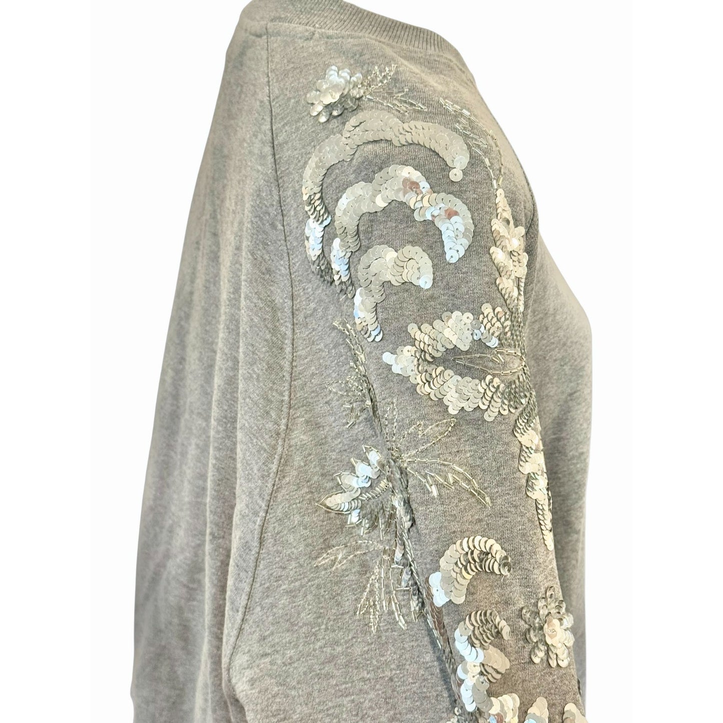 Essentiel Antwerp Embellished Sweatshirt, Medium NWT (fits up to L)