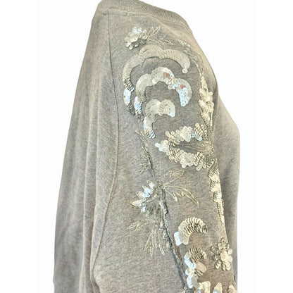 Essentiel Antwerp Embellished Sweatshirt, Medium NWT (fits up to L)