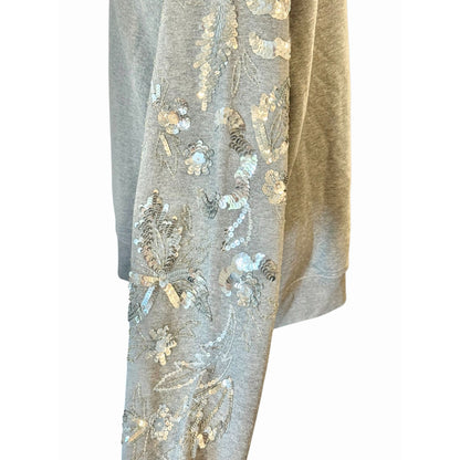 Essentiel Antwerp Embellished Sweatshirt, Medium NWT (fits up to L)