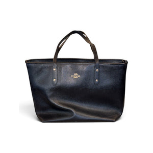 Coach Black Tote Bag With Double Handles And Spacious Interior