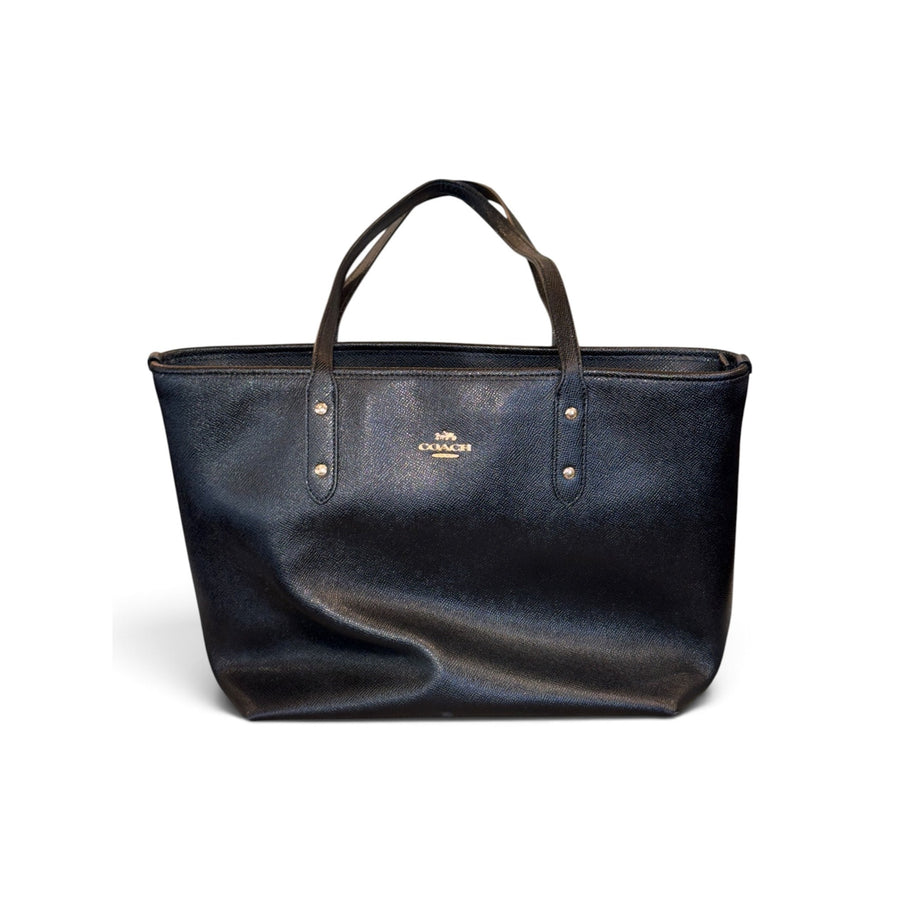 Coach Black Tote Bag With Double Handles And Spacious Interior